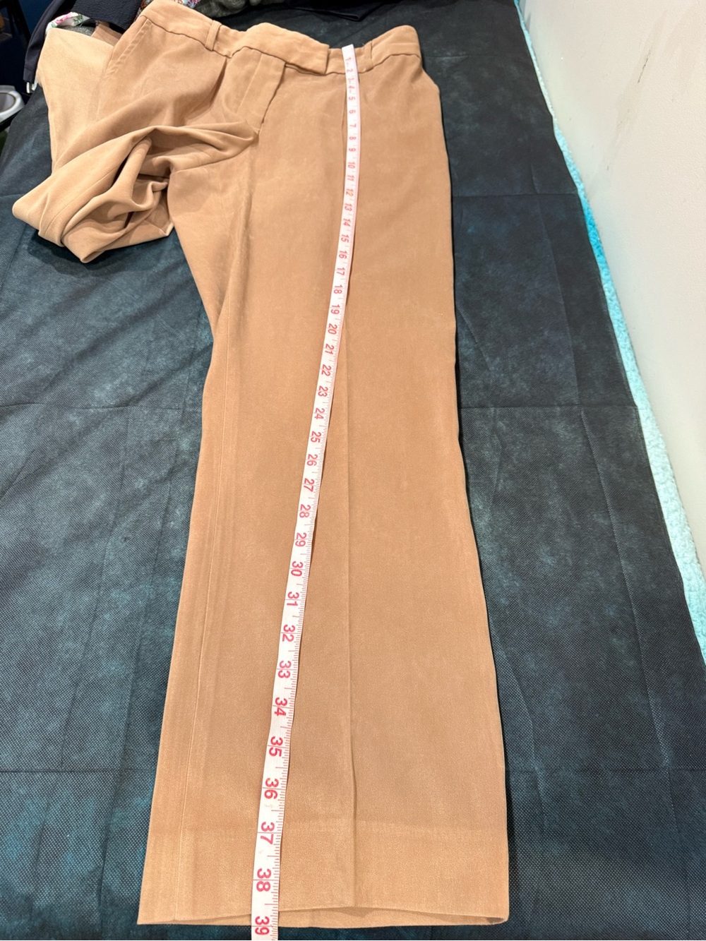 đĽJ McLaughlin Womenâs Classic Dress Pants in Light Brown Size 12 EUCđĽ - Picture 4 of 8